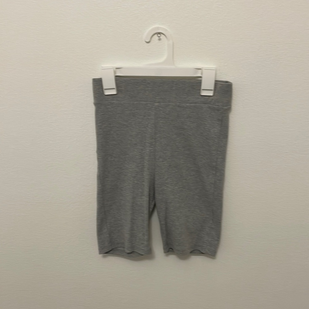grey biker shorts